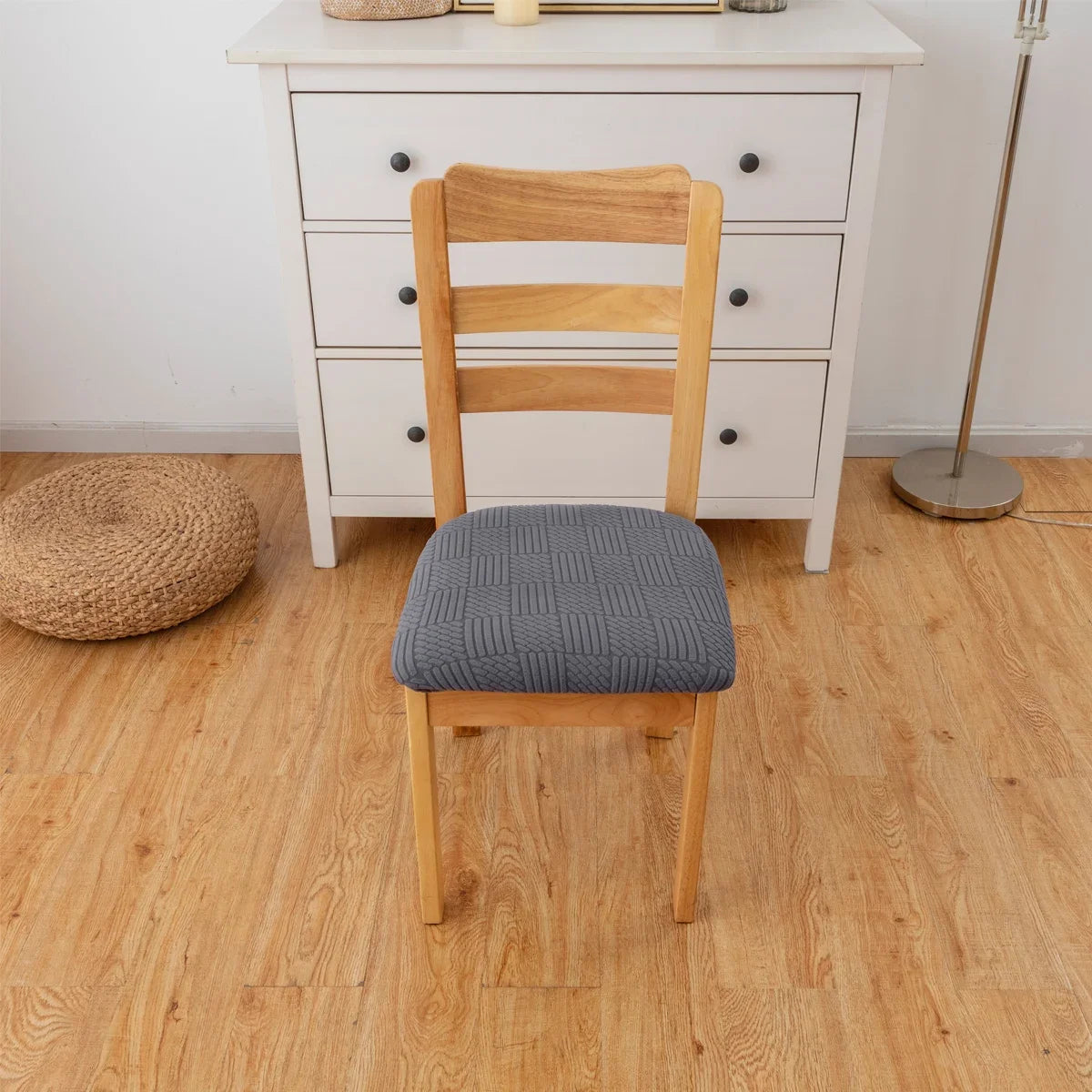 Jacquard Slipcover Chair Seat Cover