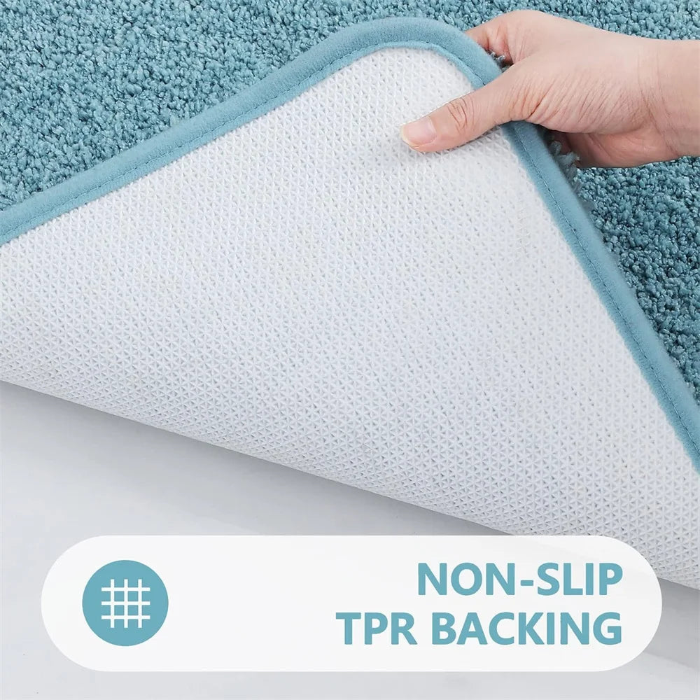Anti-slip Bath Mat Rugs Floor Carpet Bathroom Water Bathtub