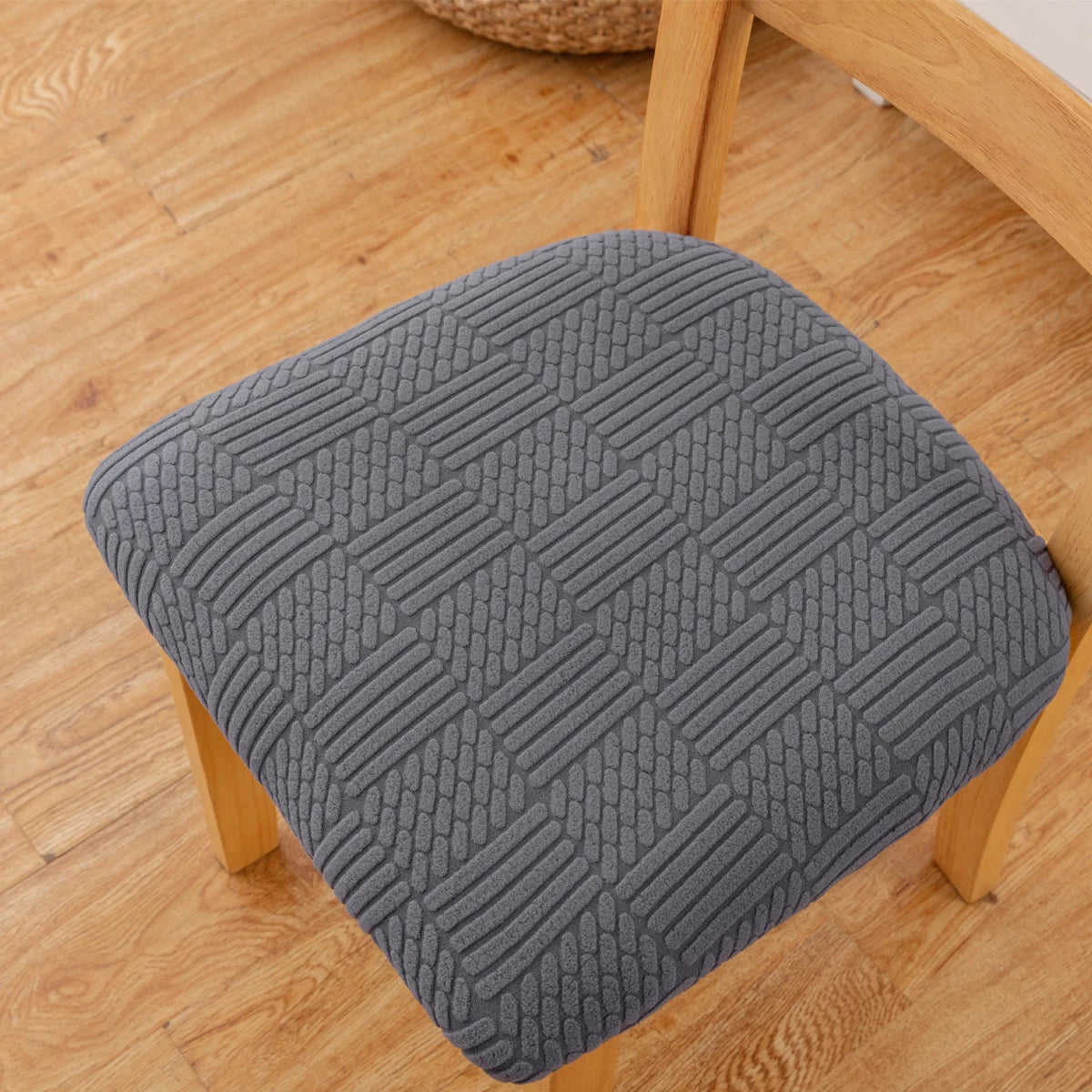 Jacquard Slipcover Chair Seat Cover