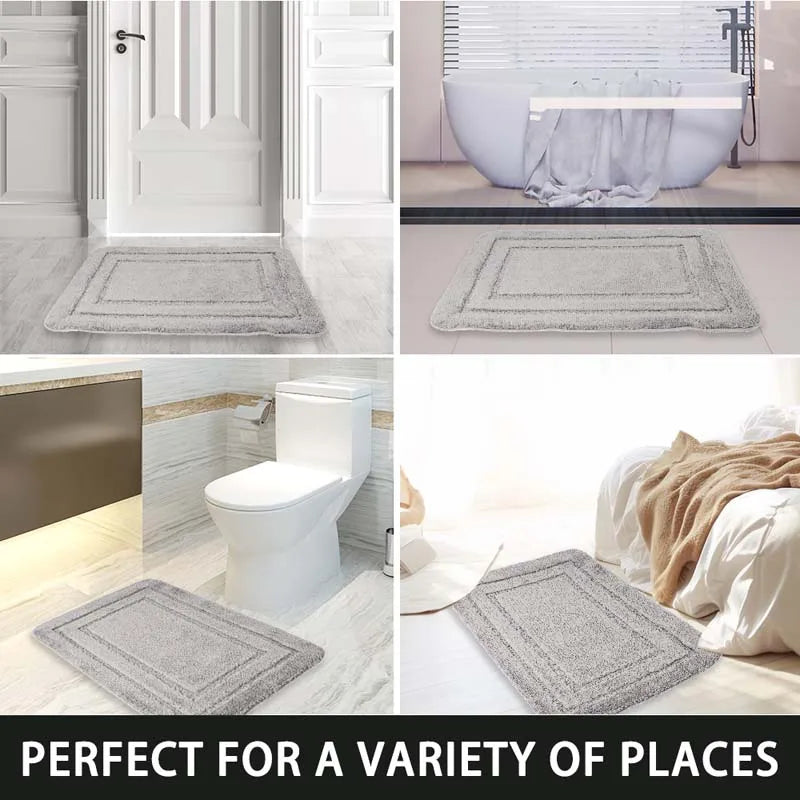 Anti-slip Bath Mat Rugs Floor Carpet Bathroom Water Bathtub