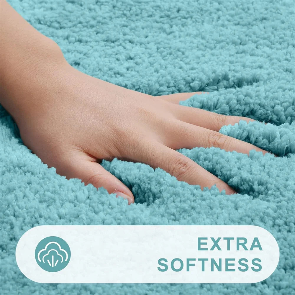 Anti-slip Bath Mat Rugs Floor Carpet Bathroom Water Bathtub