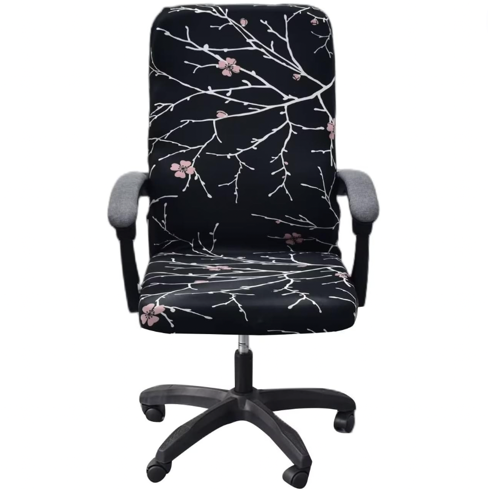 Printed Slipcover Office Chair Cover