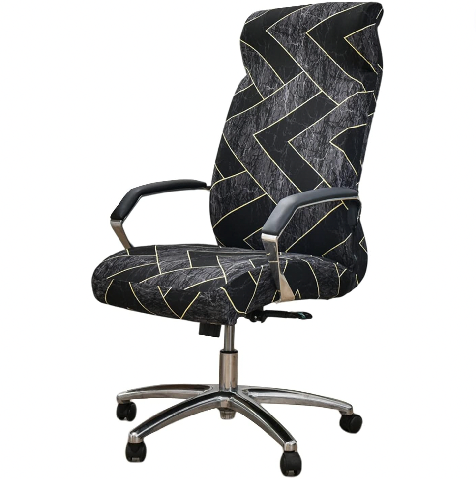 Printed Slipcover Office Chair Cover