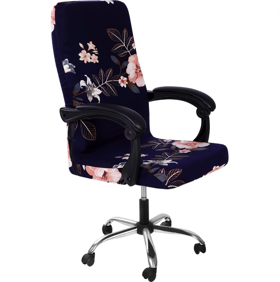 Printed Slipcover Office Chair Cover