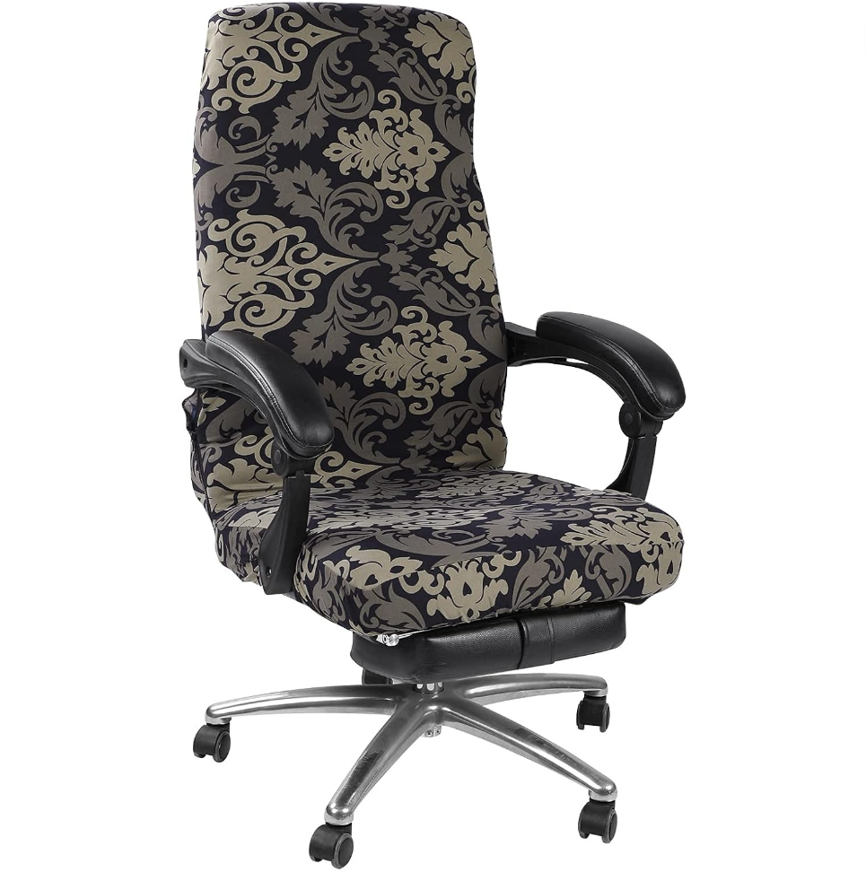 Printed Slipcover Office Chair Cover