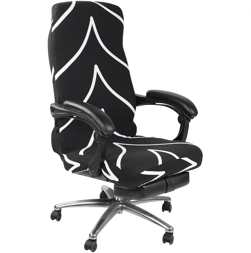 Printed Slipcover Office Chair Cover