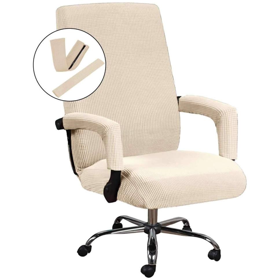 Jacquard Slipcover Office Chair Cover