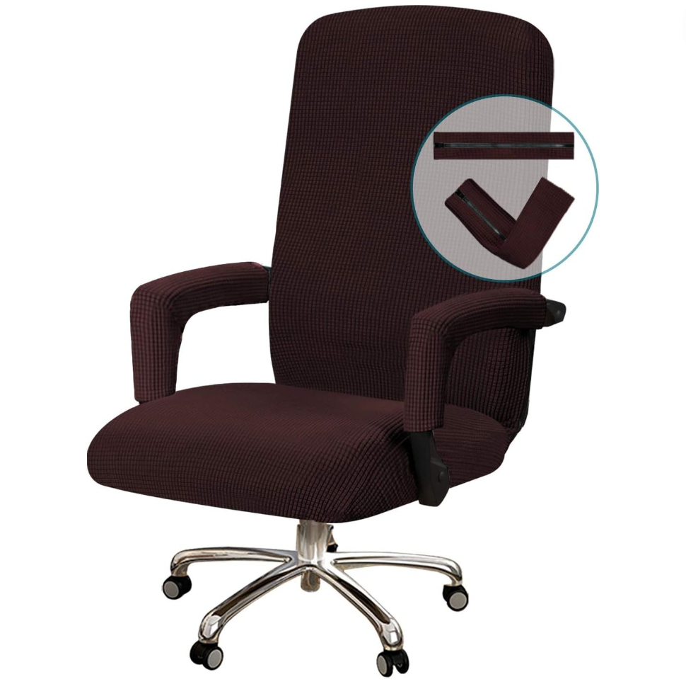 Jacquard Slipcover Office Chair Cover