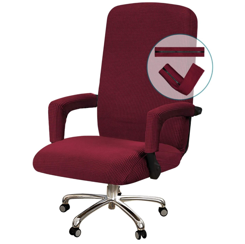 Jacquard Slipcover Office Chair Cover