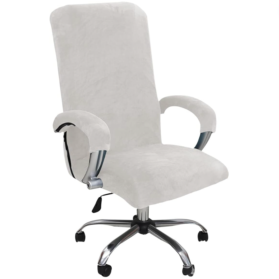 Velvet Slipcover Office Chair Cover