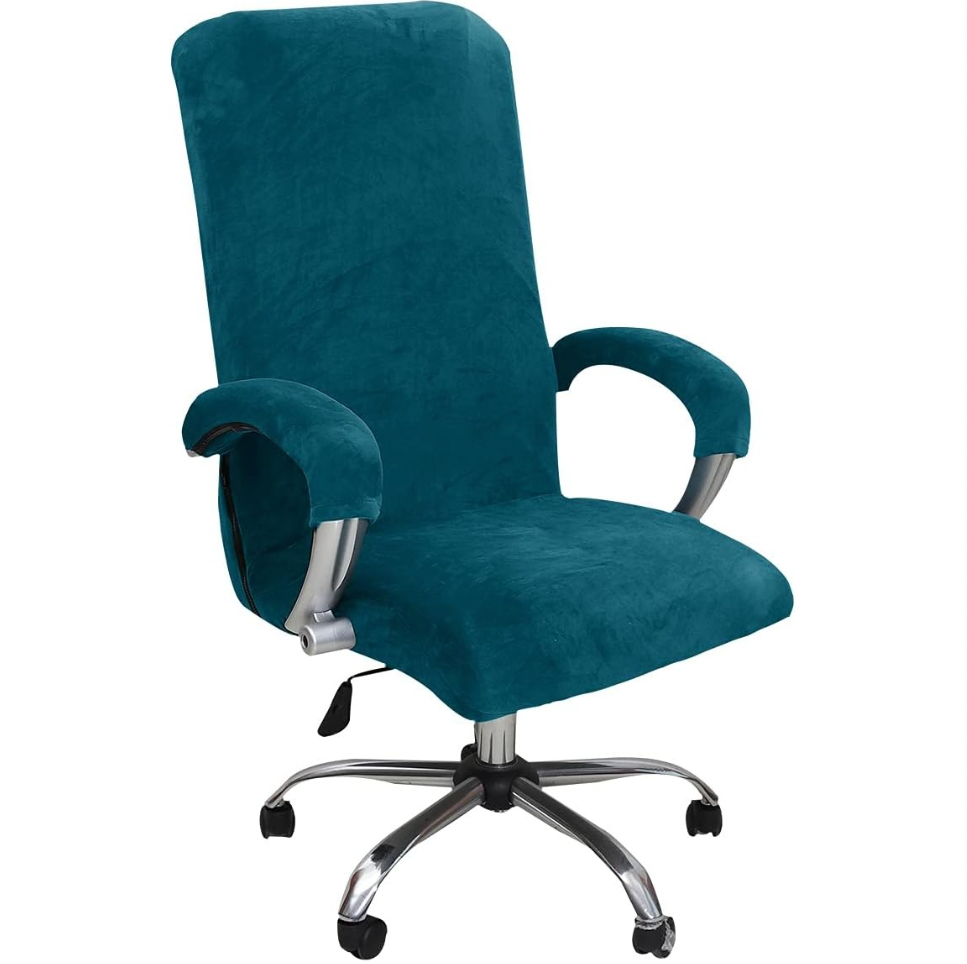 Velvet Slipcover Office Chair Cover
