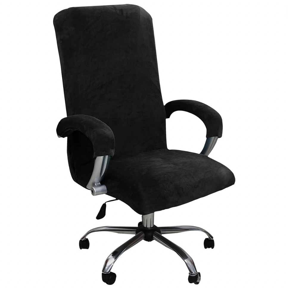 Velvet Slipcover Office Chair Cover