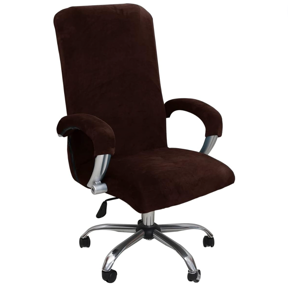 Velvet Slipcover Office Chair Cover