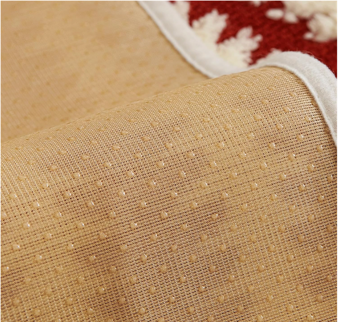 Non Slip Geometric Fuzzy Mat Couch Sofa Cover
