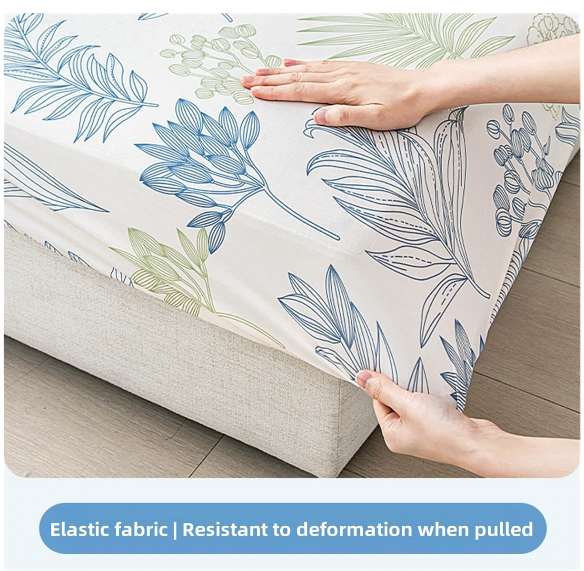 L Shaped Anti-Slip Leaf Cushion Sectional Sofa Couch Cover
