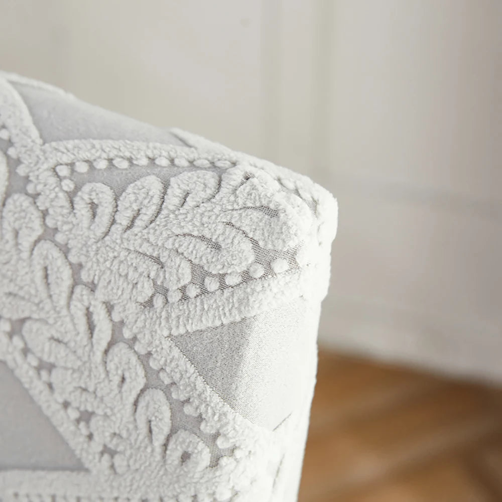 Jacquard Slipcover Chair Seat Cover