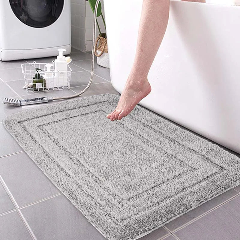 Anti-slip Bath Mat Rugs Floor Carpet Bathroom Water Bathtub