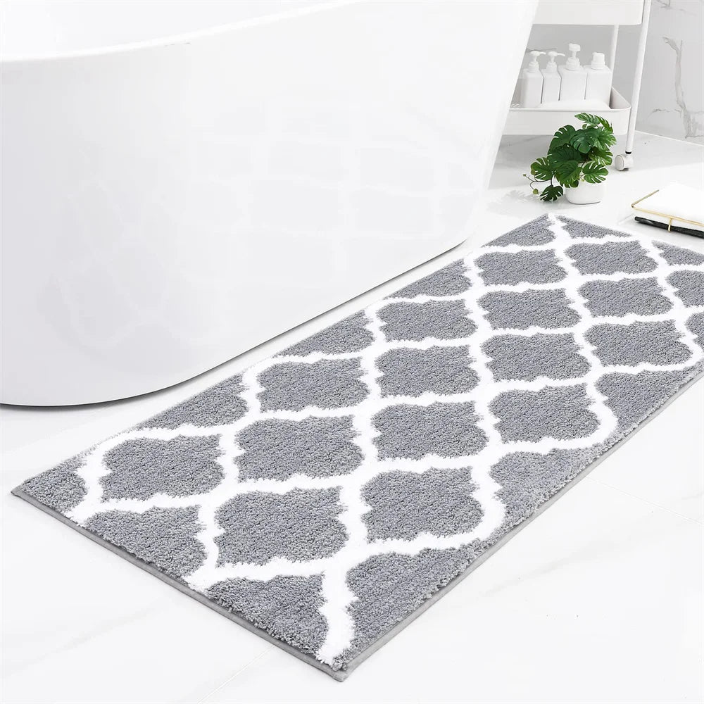 Anti-slip Bath Mat Rugs Floor Carpet Bathroom Water Bathtub