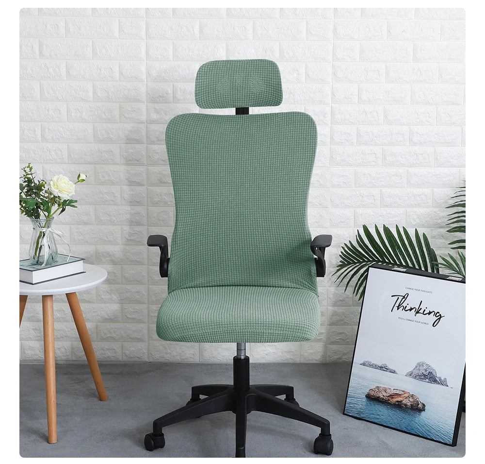 Jacquard Ergonomic Gaming Slipcover Chair Cover