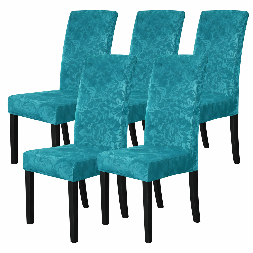 Slipcover Floral Velvet Chair Cover