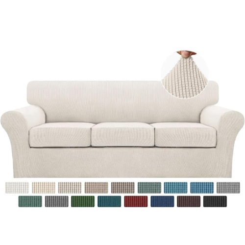 Cushion Jacquard Slipcover Sofa Couch Cover