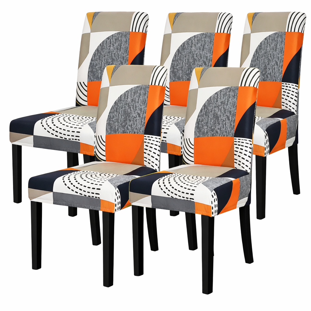 Printed Slipcover Chair Seat Cover
