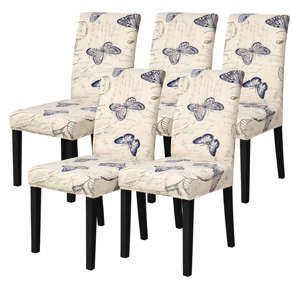 Printed Slipcover Chair Seat Cover