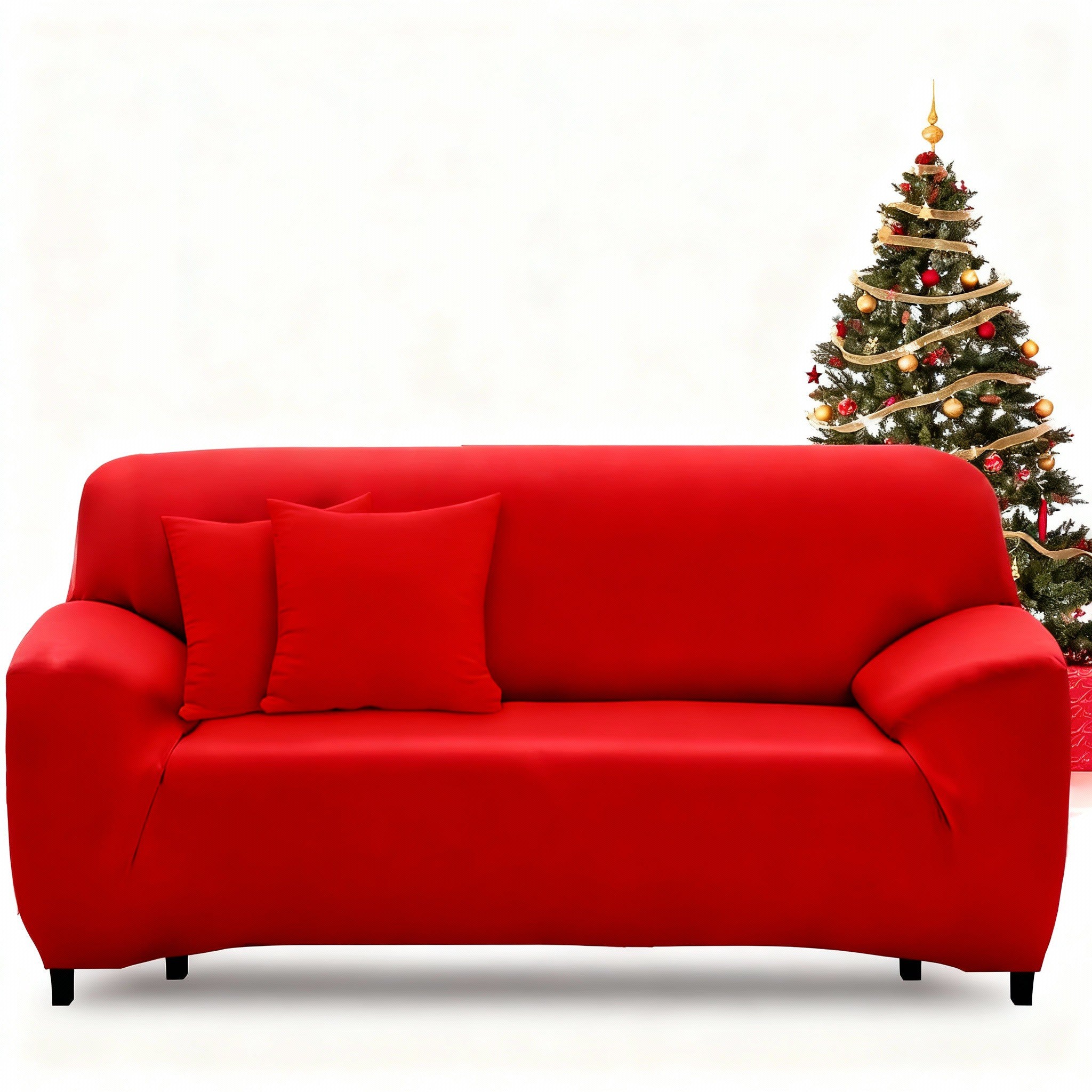 Xmas Armchair Slipcover Couch Sofa Cover