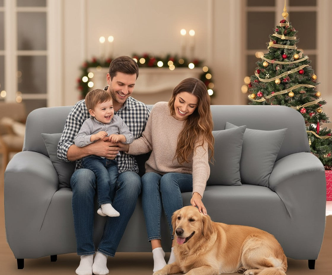 Xmas Armchair Slipcover Couch Sofa Cover