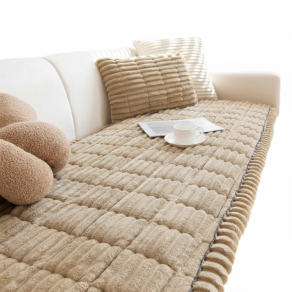 Non Slip Fuzzy Pet Dog Mat Bed Couch Sofa Cover