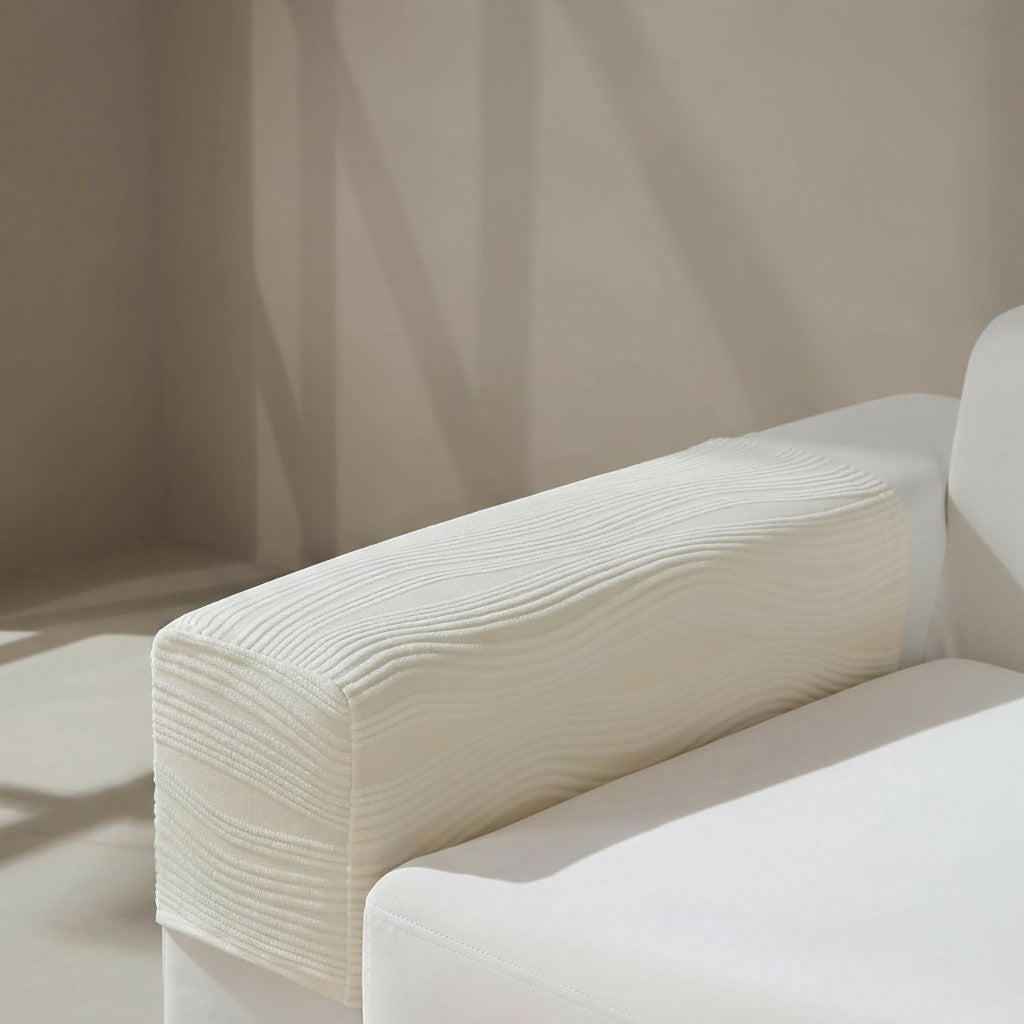 Cushion L Shaped Stripe Slipcover Sofa Couch