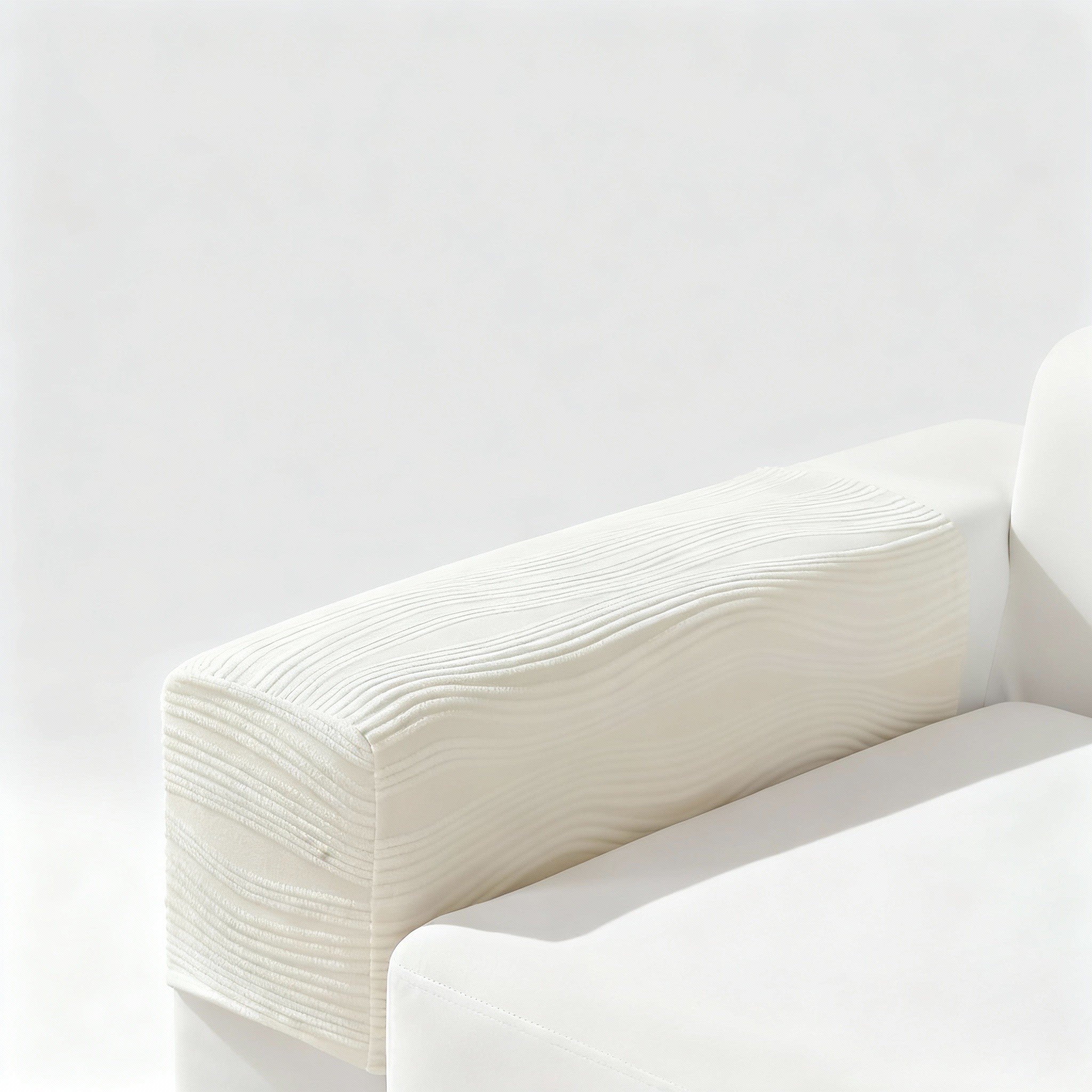 Cushion L Shaped Stripe Slipcover Sofa Couch