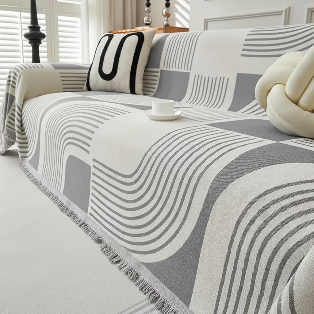 Elegant Chenille Bohemian Sofa Couch Cover