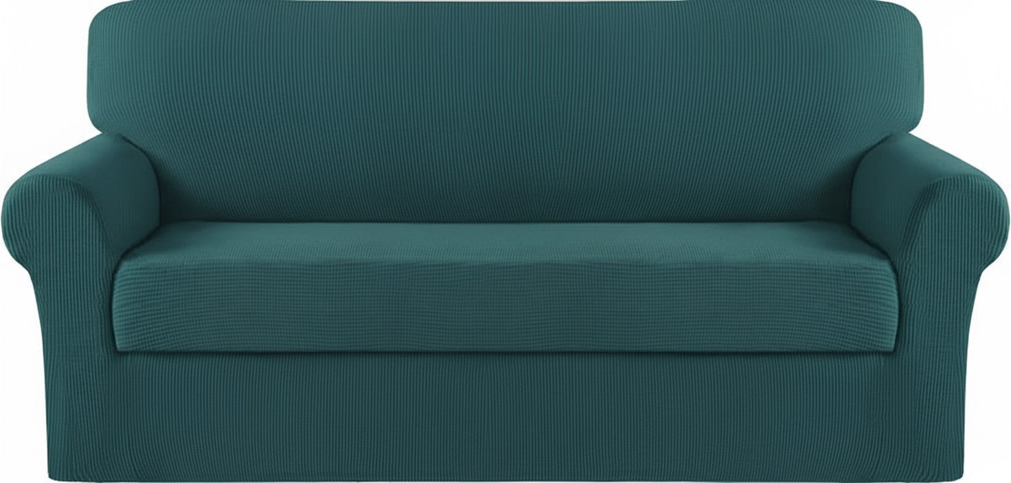Jacquard Slipcover Sofa Couch Cushion Cover