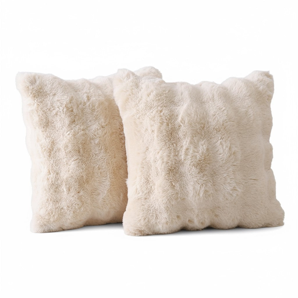 Fluffy Fleece Bubble Pillow Cushion Cover Case