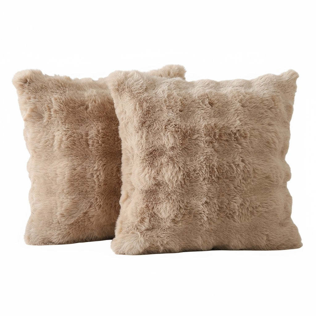 Fluffy Fleece Bubble Pillow Cushion Cover Case