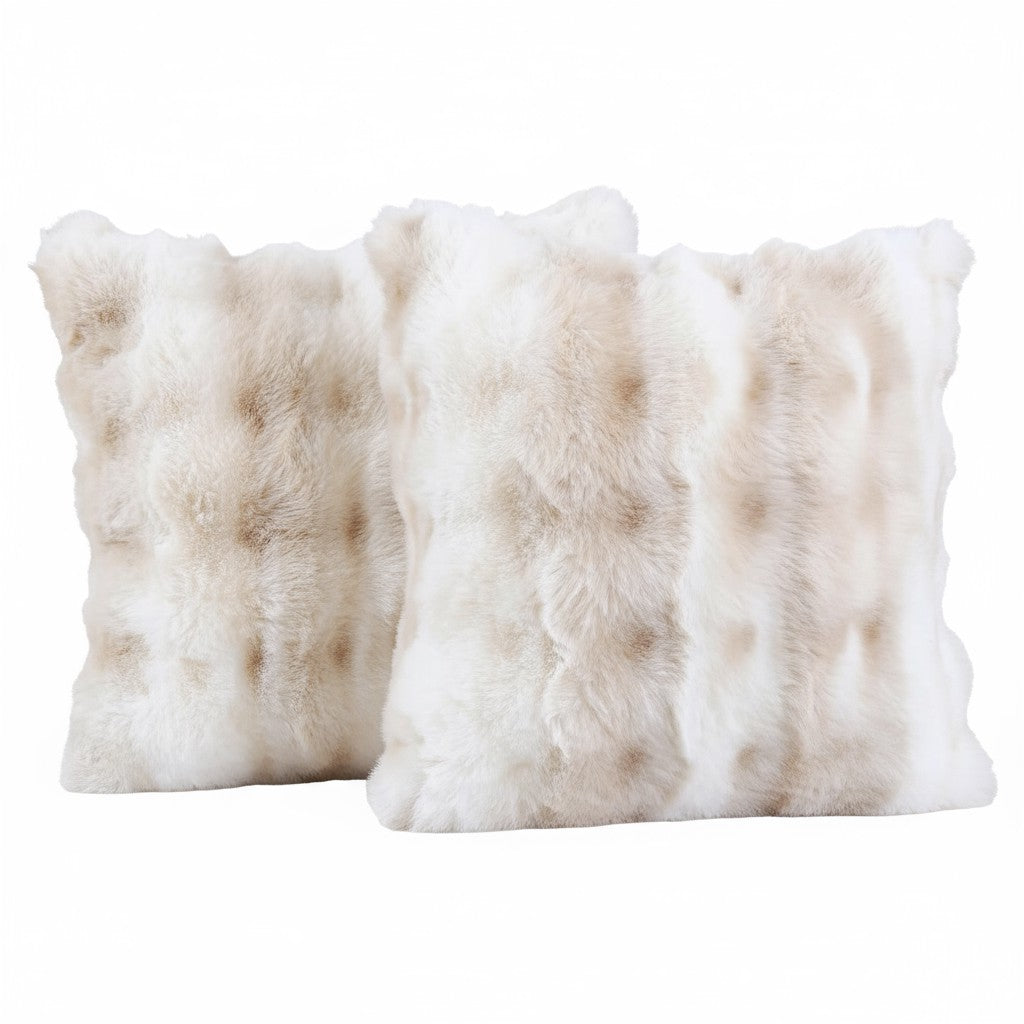 Fluffy Fleece Bubble Pillow Cushion Cover Case