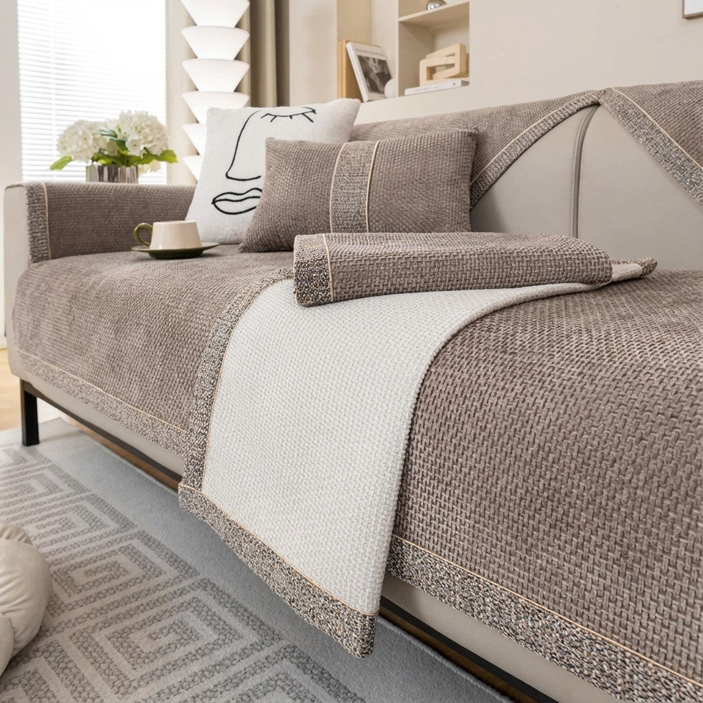 Non Slip Woven Sofa Couch Cover
