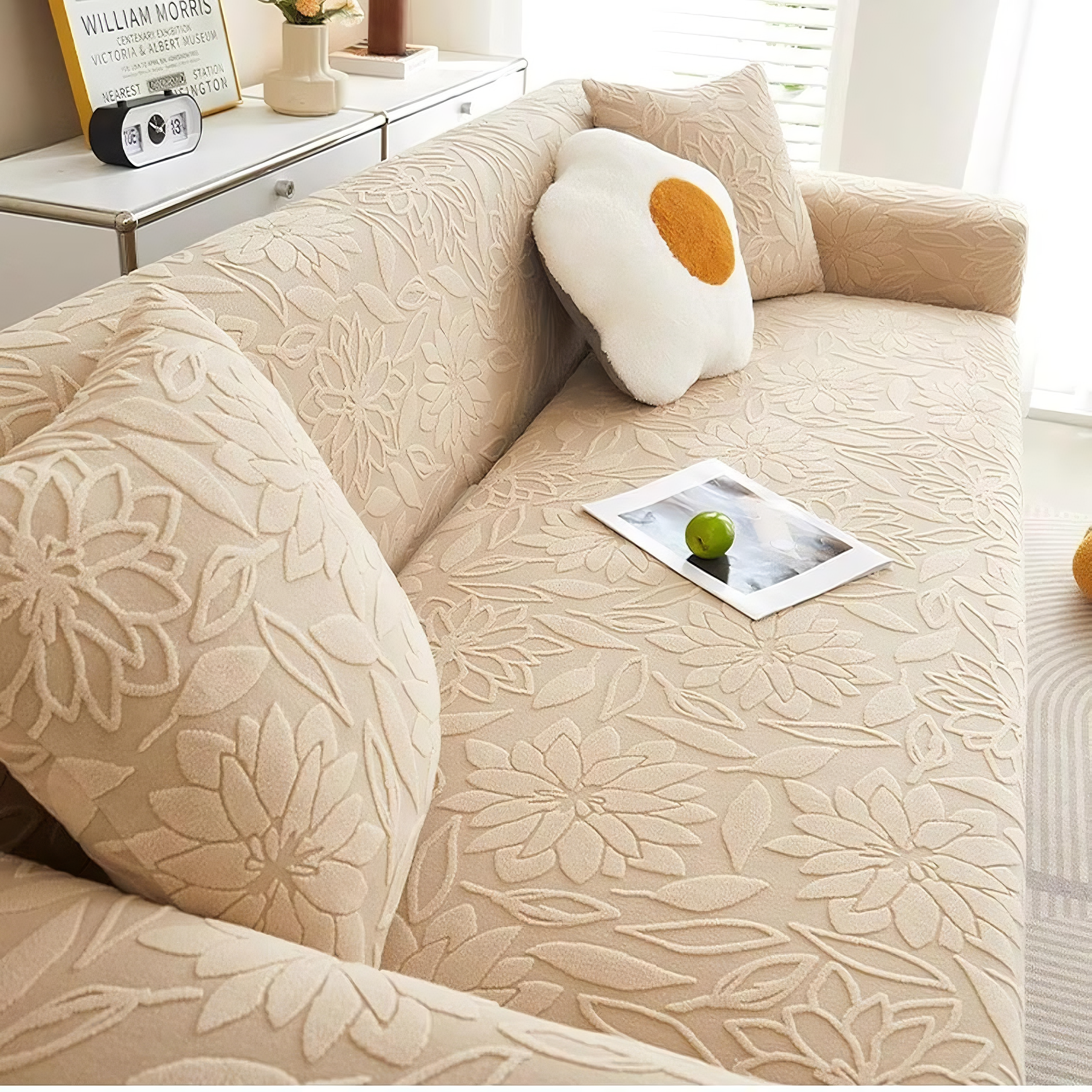 360 Boho Floral Slipcover Sofa Couch Cover