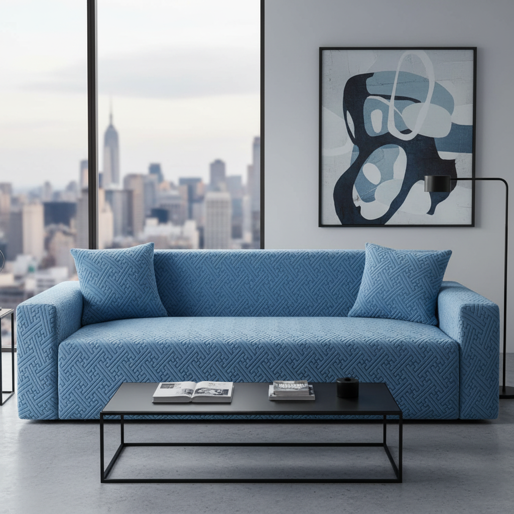 360 Non Slip Jacquard High Stretch Slipcover Sofa Couch Cover