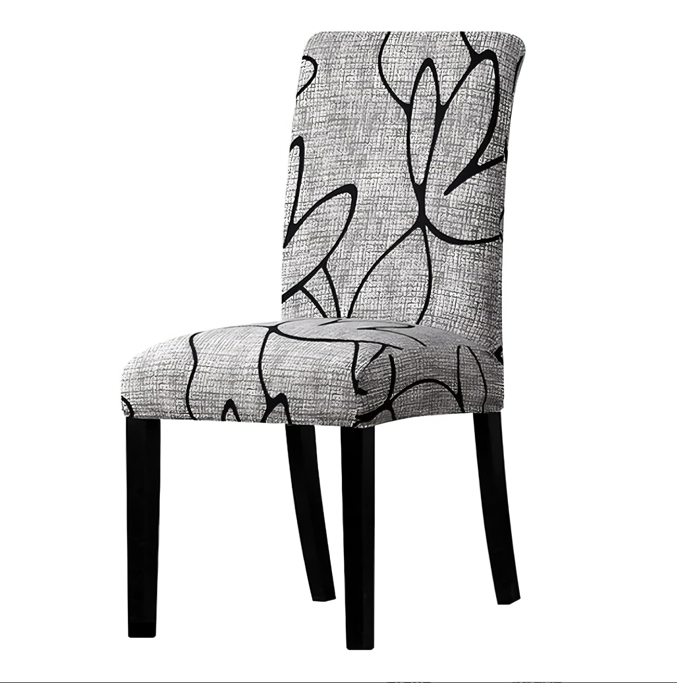 Printed Slipcover Chair Seat Cover