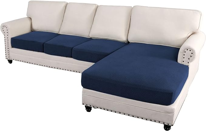 L Shaped Jacquard Cushion Slipcover Sofa Couch Cover