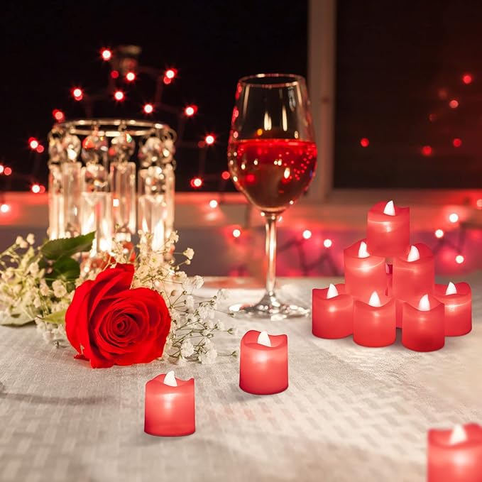 Magic Clear Glass Flameless LED Pillar Candle