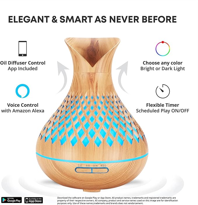 LED Wireless Essential Oil Aromatherapy Diffuser