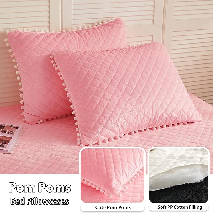 Fluffy Fuzzy flannel Plush Duvet Comforter Bedding Set