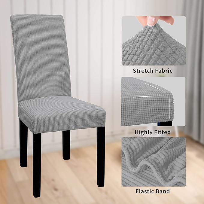 Jacquard Slipcover Chair Seat Cover