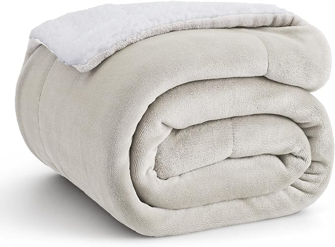 Sherpa Fuzzy Fleece Blanket