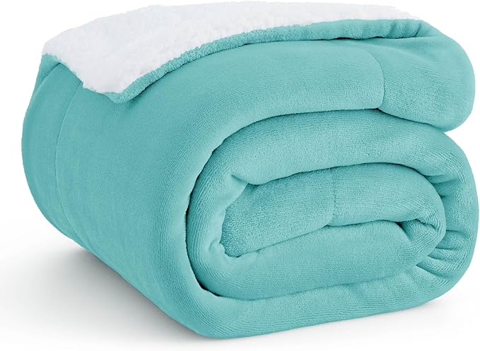 Sherpa Fuzzy Fleece Blanket