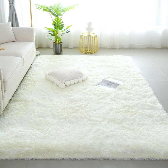 Shag Area Rug Fluffy Carpet