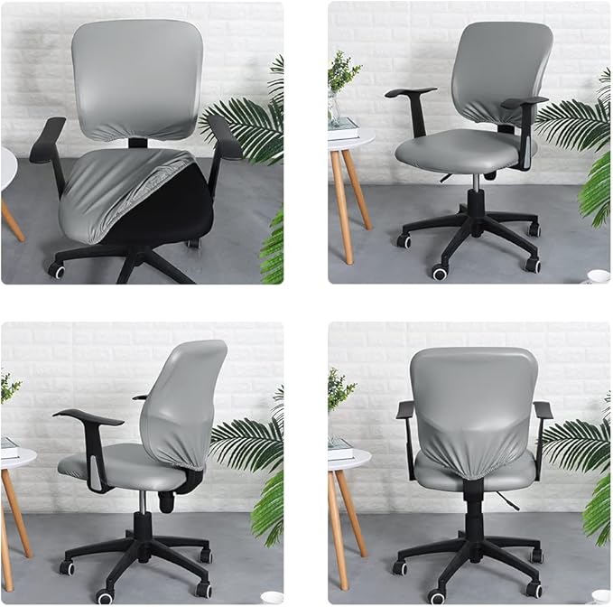 PU Slipcover Office Chair Cover